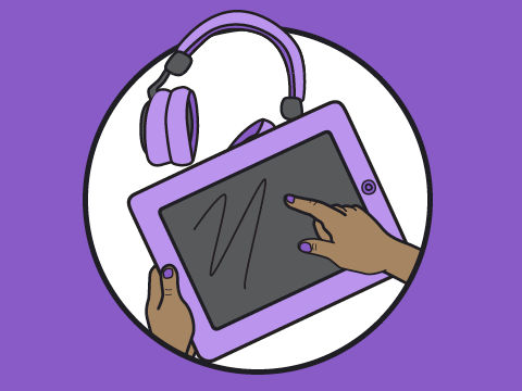 MoE Inclusive Ed Transitions Illustrations 12 purple